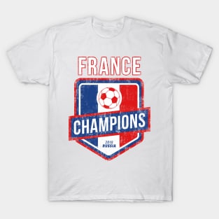 France Soccer Football Champions 2018 Russia T-Shirt